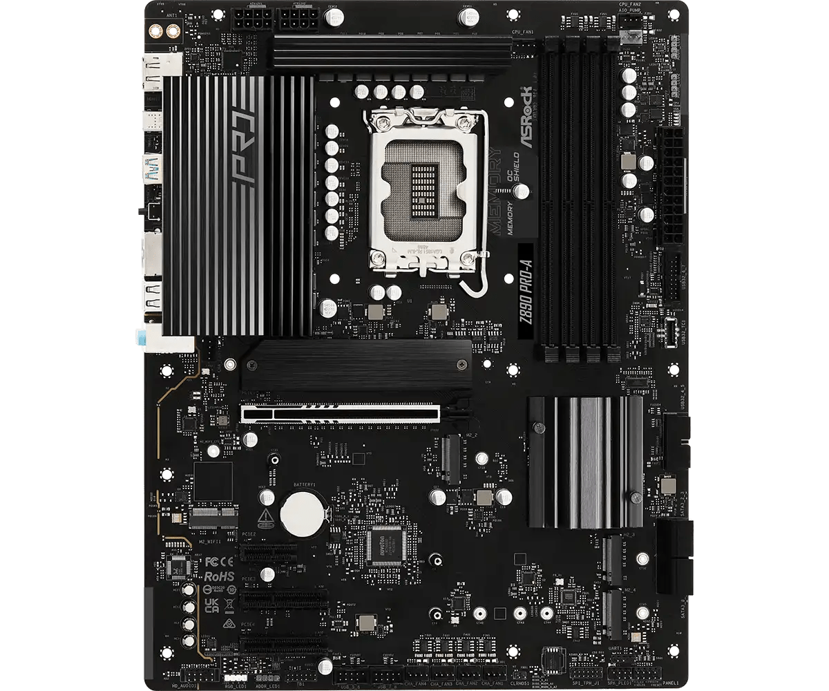 ASRock Z890 Pro - A LGA 1851 ATX Motherboard | 90 - MXBP50 - A0UAYZ - Vektra Computers LLC ASRock Z890 Pro - A LGA 1851 ATX Motherboard | 90 - MXBP50 - A0UAYZ - Vektra Computers LLC